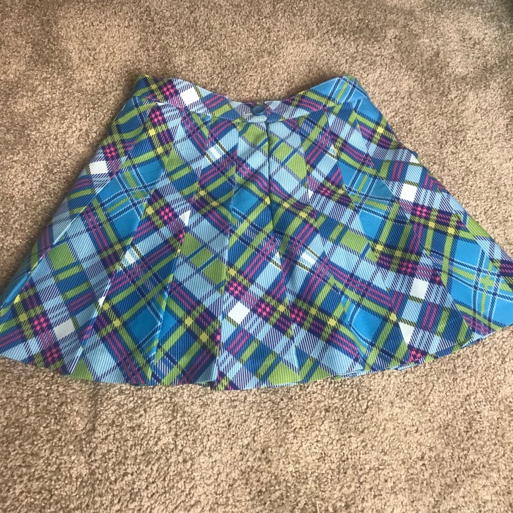 American apparel plaid skirt (top avail also!)